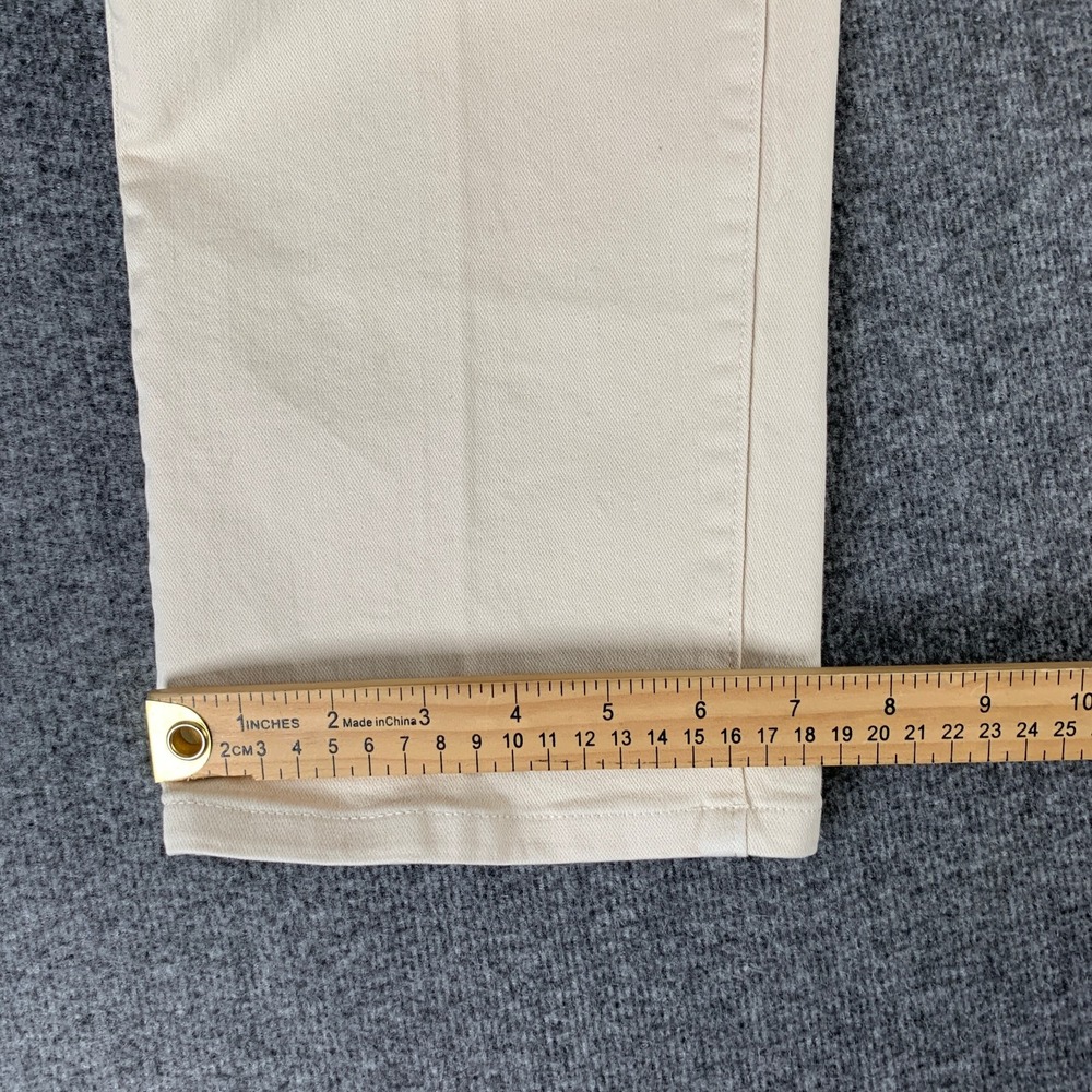 Todd Snyder Jeans Men 33x32 Cream Stretch 5 Pocket Pants Modern - Picture 10 of 16